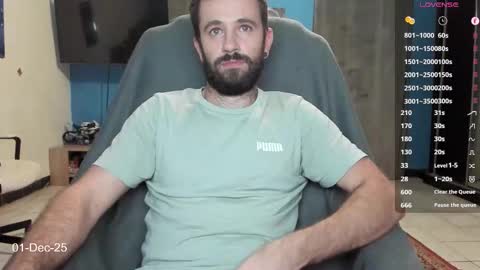 Snapshot of crissstud chatting on 12.01.25 Criss online show from 12.01.25