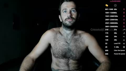 Snapshot of crissstud chatting on 06.12.26 Criss online show from 06.12.26