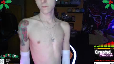 CryptidTwink online show from 12.24.24