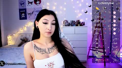 Snapshot of crystalsomnia chatting on 02.12.25 Sasha Make me moan with patterns good music here online show from 02.12.25