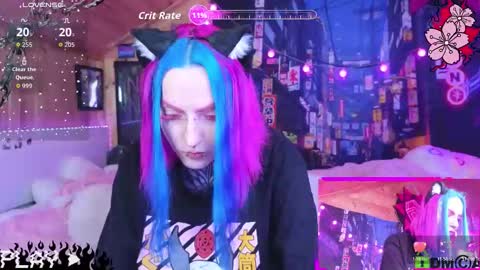 Snapshot of cybernekko chatting on 03.28.26 Neko online show from 03.28.26