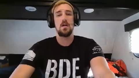 Snapshot of dadgoeswild chatting on 12.24.24 DadGoesWild online show from 12.24.24