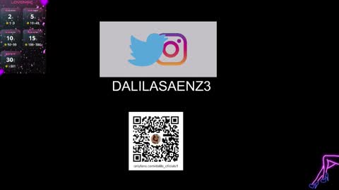 Snapshot of dalila_oficials chatting on 01.12.25   online show from 01.12.25