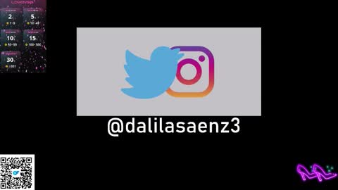 Snapshot of dalila_oficials chatting on 09.28.25   online show from 09.28.25