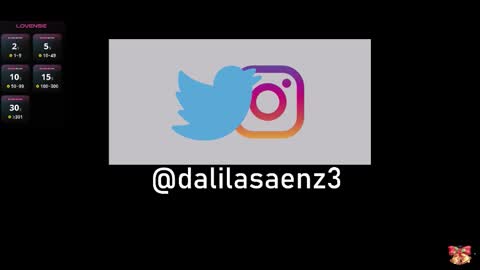 Snapshot of dalila_oficials chatting on 11.29.25 online show from 11.29.25