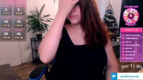 Snapshot of devilishwendy chatting on 01.04.25 Wendyin pvt all from tipmenu free except anal and big dildo online show from 01.04.25