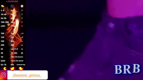 DOMINIC PRINCE   online show from 11.11.25