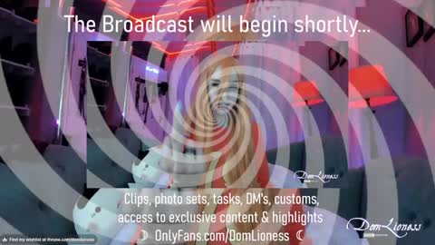 Snapshot of domlioness chatting on 01.24.25 DomLioness online show from 01.24.25