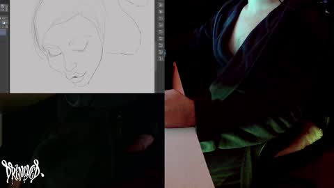 Snapshot of drenchedart chatting on 02.11.25 Drenched online show from 02.11.25