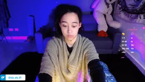 Snapshot of ela_0 chatting on 12.11.24 Ela  Help me reach 100 thumbs up online show from 12.11.24