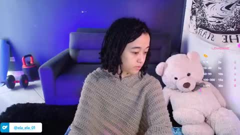 Snapshot of ela_0 chatting on 12.17.24 Ela  Help me reach 100 thumbs up online show from 12.17.24