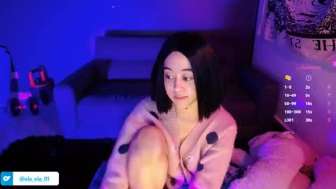 Snapshot of ela_0 chatting on 12.18.24 Ela  Help me reach 100 thumbs up online show from 12.18.24