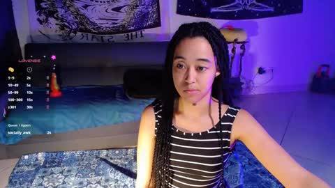 Snapshot of ela_0 chatting on 01.23.25 Ela  Help me reach 100 thumbs up online show from 01.23.25