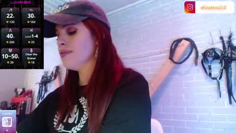 Snapshot of elizatex chatting on 07.30.26 online show from 07.30.26