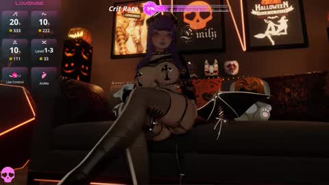 Snapshot of emyliveshow chatting on 10.29.25 Hentai Hostess Club online show from 10.29.25