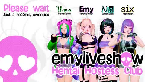 Snapshot of emyliveshow chatting on 11.01.25 Hentai Hostess Club online show from 11.01.25