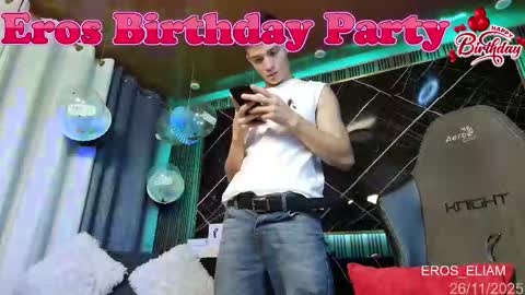 Snapshot of eroseliam chatting on 11.26.25 EROS ELIAM online show from 11.26.25