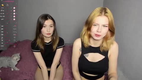 Snapshot of eumomino chatting on 12.14.25 Veronica Tiia Lilith left to right online show from 12.14.25