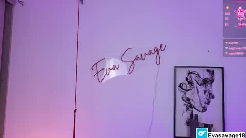Snapshot of evasavage chatting on 02.26.25 EVA SAVAGEIm recovering from surgery. Ill see you in a couple of weeks. online show from 02.26.25