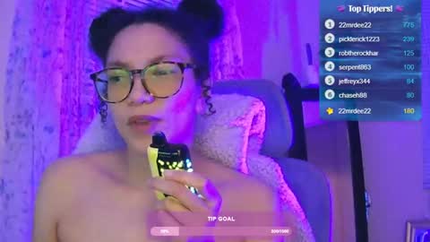 Snapshot of feetnymph chatting on 01.31.25 Soley online show from 01.31.25