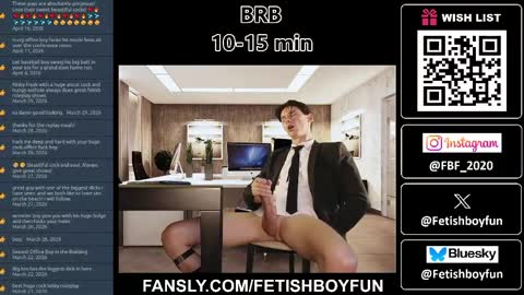 Snapshot of fetishboyfun chatting on 04.18.26 FetishBoyFun online show from 04.18.26