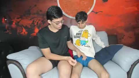 Snapshot of friends_couples chatting on 03.26.26 new boys patrick and ander online show from 03.26.26