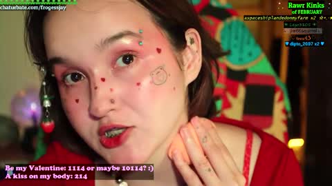 Snapshot of frogessjay chatting on 02.14.26 Jaywise Frogfoot online show from 02.14.26