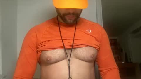 Snapshot of fuckyeahcoach chatting on 11.01.25 Muscle Bear Jock in Training online show from 11.01.25