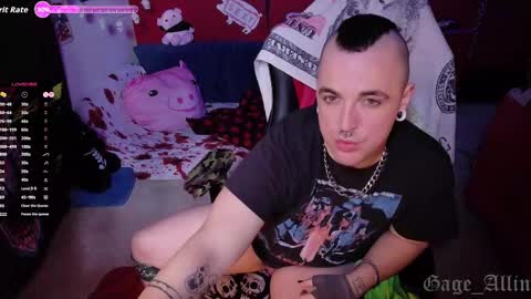 Snapshot of gage_allin chatting on 09.16.25 Gage Allin AKA Alpha Pussy online show from 09.16.25