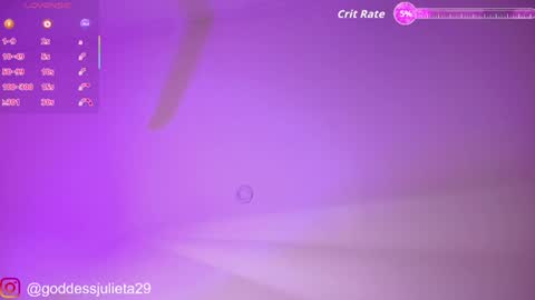 Snapshot of goddessjulieta chatting on 06.17.26 Julieta online show from 06.17.26