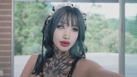 Snapshot of goth_dolll chatting on 03.07.26 sophie Special celebration a the beach 300k followers 3011 and 0112 online show from 03.07.26