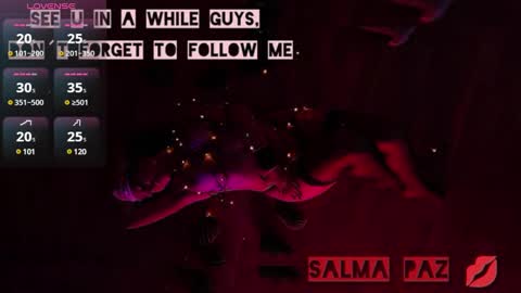 SALMA  online show from 01.08.25