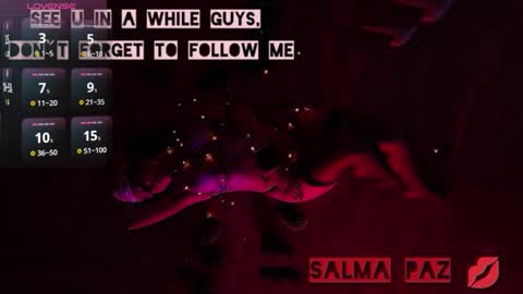 SALMA  online show from 01.14.25