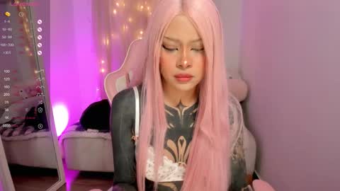 Snapshot of heybambino_ chatting on 12.21.25 Bambi.....Help me get 100 likes in the satisfaction bar. online show from 12.21.25