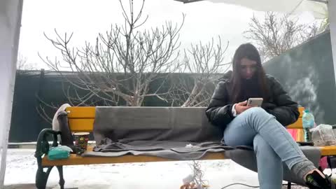 Snapshot of hotfallinganna chatting on 02.16.25 Anna online show from 02.16.25