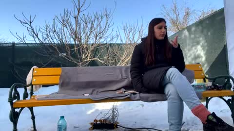 Snapshot of hotfallinganna chatting on 02.20.25 Anna online show from 02.20.25