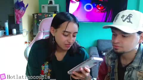 Snapshot of hotlatinocouple__ chatting on 06.05.26 Eevee Zoro online show from 06.05.26