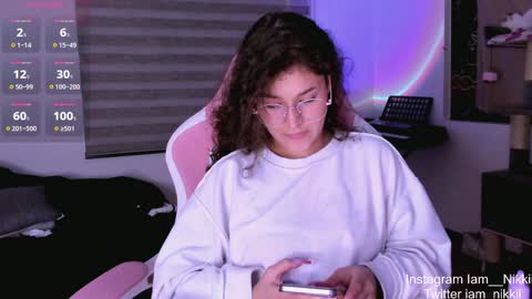 Snapshot of iam_nikki chatting on 12.05.24 On instagram Imm  NikkiHelp me reach 100 likes online show from 12.05.24