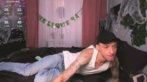 Snapshot of inkedjamesx chatting on 10.22.25 James online show from 10.22.25