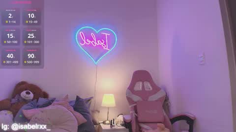 Snapshot of isabel_roux chatting on 11.27.25 Isabel online show from 11.27.25