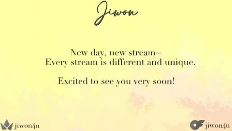 Jiwon online show from 04.11.26
