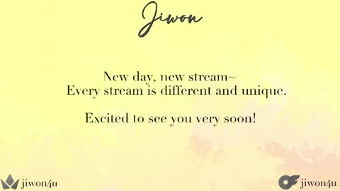 Jiwon online show from 05.14.26