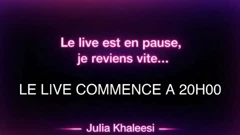Julia Khaleesii online show from 04.04.26