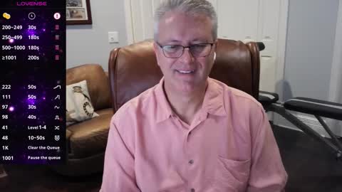 Snapshot of justavoyeurhere chatting on 10.31.25 Michael online show from 10.31.25