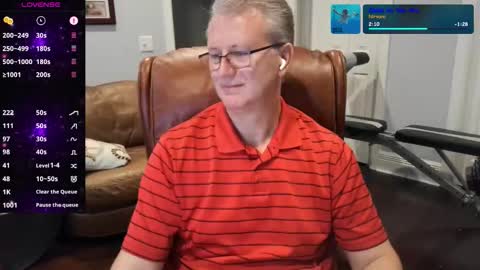 Snapshot of justavoyeurhere chatting on 11.20.25 Michael online show from 11.20.25