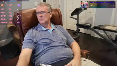 Snapshot of justavoyeurhere chatting on 12.17.25 Michael online show from 12.17.25