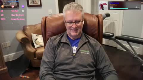 Snapshot of justavoyeurhere chatting on 02.02.26 Michael online show from 02.02.26