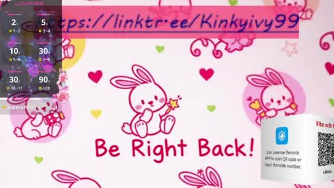 Snapshot of kinkyivy99 chatting on 05.18.26 kinkyivy99 online show from 05.18.26