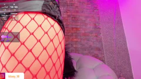 Snapshot of kloey_hoot chatting on 01.30.25 Kloey online show from 01.30.25