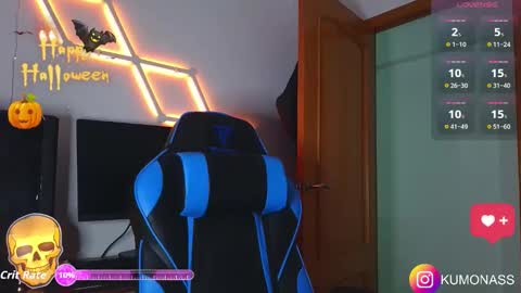 Snapshot of kumonass chatting on 10.31.25 kumonass online show from 10.31.25